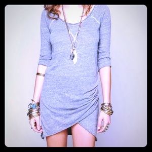 Free People FP Beach Dress / Swim Cover, Gray, Small, (CL-10)